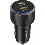 Swissten Adaptér 2x USB-C PD 50W + Kabel USB-C 1m