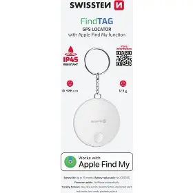Bluetooth lokátor - Swissten Find Tag lokátor Bílý - 2
