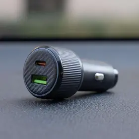 Nabíječka do auta - Swissten Adaptér USB-C PD + USB-A 63W - 3