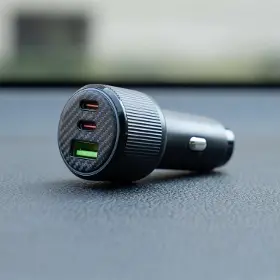 Nabíječka do auta - Swissten Adaptér 2x USB-C PD + USB-A 95W + Kabel USB-C 1m - 4