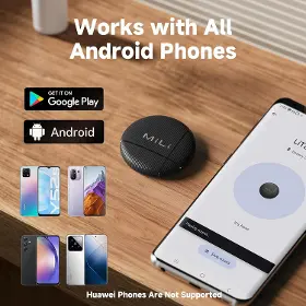 GPS lokátor - MiLi LiTag Lokátor pro Android černý 1ks - 2