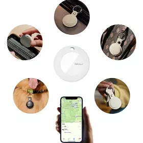 GPS lokátor - MiLi MiTag Lokátor pro Apple bílý + bílé pouzdro 1ks - 2
