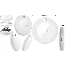 GPS lokátor - MiLi MiTag Lokátor pro Apple bílo-červený 1ks - 2
