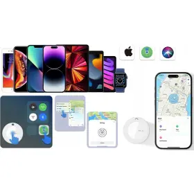 GPS lokátor - MiLi MiTag Lokátor pro Apple bílo-červený 1ks - 3