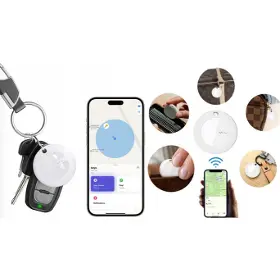 GPS lokátor - MiLi MiTag Lokátor pro Apple bílo-červený 1ks - 4