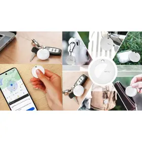 GPS lokátor - MiLi MiTag Lokátor pro Android bílý + bílé pouzdro 1ks - 4