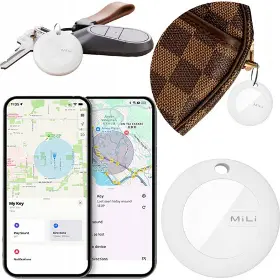 GPS lokátor - MiLi MiTag Lokátor DUO pro Android i Apple bílý 1ks - 4