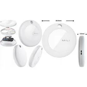 GPS lokátor - MiLi MiTag Lokátor pro Android bílý + bílé pouzdro 3ks - 3