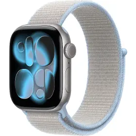 Řemínek na hodinky - Apple 42mm Blue Mist Sport Loop - 2