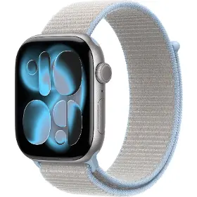 Řemínek na hodinky - Apple 46mm Blue Mist Sport Loop - 2