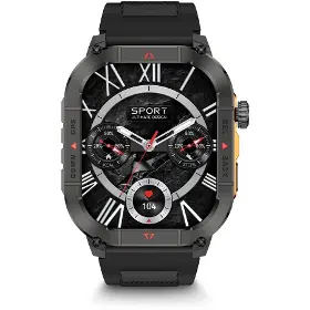 Smart hodinky - Aligator Watch Sport GPS Black Metal + Silicone strap - 5