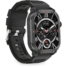 Smart hodinky - Aligator Watch Sport GPS Black Metal + Silicone strap - 7
