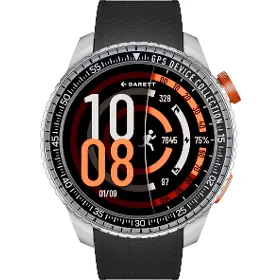 Smart hodinky - Garett Smartwatch COMPASS Silver GPS - 1