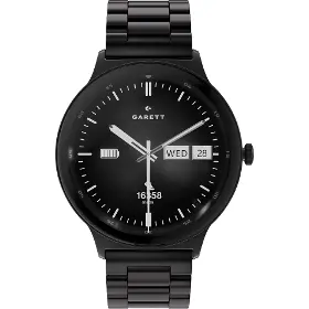 Smart hodinky - Garett Smartwatch Quantum Black Steel - 1