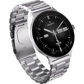 Smart hodinky - Garett Smartwatch Quantum Silver Steel - 5