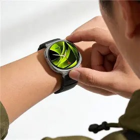 Řemínek na hodinky - Mobile Origin Easy Strap Galaxy Watch 8 Black - 3