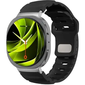Řemínek na hodinky - Mobile Origin Easy Strap Galaxy Watch 8 Black - 1