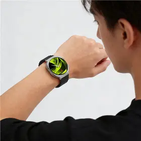 Řemínek na hodinky - Mobile Origin Easy Strap Magnetic Galaxy Watch 8 Black - 3
