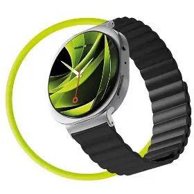 Řemínek na hodinky - Mobile Origin Easy Strap Magnetic Galaxy Watch 8 Black - 5