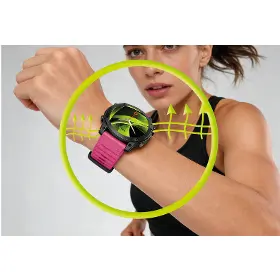 Řemínek na hodinky - Mobile Origin Easy Strap Silicone Watch 20mm Pink - 4