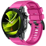 Mobile Origin Easy Strap Silicone Watch 20mm Pink