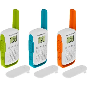 Vysielačky - Motorola T42 Triple Pack Walkie-Talkie - 1