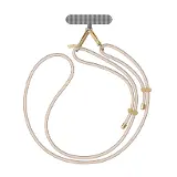 Uniq COEHL Laurel univerzální šňůrka na telefon - Ivory