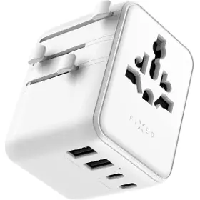 Cestovní adaptér - Fixed Voyager 70W - 3xUSB-C a 2xUSB-A - 1