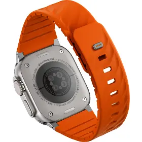 Řemínek na hodinky - Uniq Fluo magnetic Apple Watch 40-49mm Volt orange - 2