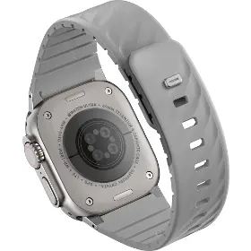 Řemínek na hodinky - Uniq Fluo magnetic Apple Watch 40-49mm Mist grey - 2
