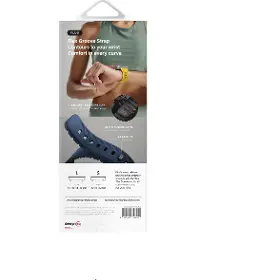 Řemínek na hodinky - Uniq Fluo magnetic Apple Watch 40-49mm Marine blue - 3