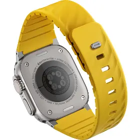Řemínek na hodinky - Uniq Fluo magnetic Apple Watch 40-49mm Golden yellow - 2
