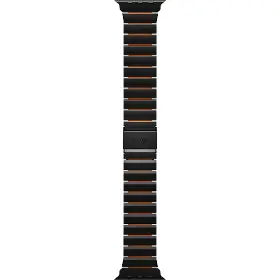 Řemínek na hodinky - Uniq Strova flex Apple Watch 44-49mm Silver/orange - 5