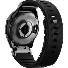 Řemínek na hodinky - Uniq Fluo magnetic Garmin 22mm Black - 2