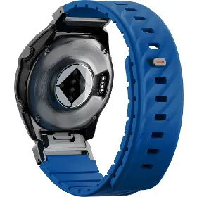 Řemínek na hodinky - Uniq Fluo magnetic Garmin 22mm Ocean blue - 2
