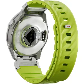 Řemínek na hodinky - Uniq Fluo magnetic Garmin 22mm Dark lime - 2