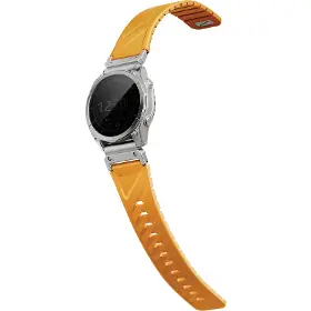 Řemínek na hodinky - Uniq Fluo magnetic Garmin 22mm Pale orange - 1