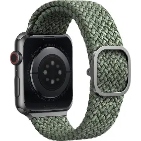 Řemínek na hodinky - Uniq Aspen brainded Apple Watch 44/42mm Green - 4