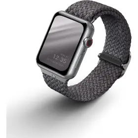 Řemínek na hodinky - Uniq Aspen brainded Apple Watch 44/42mm Grey - 2