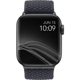 Řemínek na hodinky - Uniq Aspen brainded Apple Watch 44/42mm Grey - 1