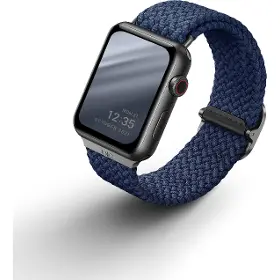 Řemínek na hodinky - Uniq Aspen brainded Apple Watch 44/42mm Blue - 2