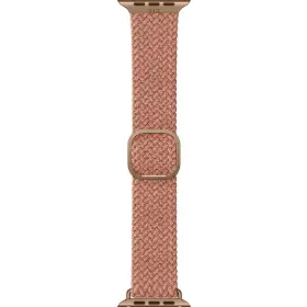 Řemínek na hodinky - Uniq Aspen brainded Apple Watch 40/38mm Pink - 6