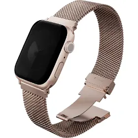 Řemínek na hodinky - Uniq Dante Apple Watch 40-42mm Rose - 1