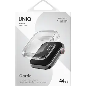 Kryt k chytrým hodinkám - Uniq Garde hybrid case 44mm Clear - 4