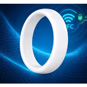 Inteligentný prsteň - Carneo Pay Ring Glossy 6 White - 2