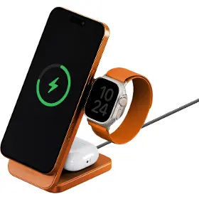Bezdrátová nabíječka - Energea MagTrio 2 3v1 25W Orange - 2