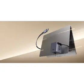 Nabíječka do sítě - Ugreen 100W GaN 2xUSB-C/USB-A se zatahovacím kabelem - 4