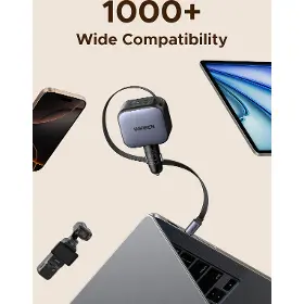 Nabíječka do auta - Ugreen 90W nabíječka do auta USB-C/USB-A + kabel - 11