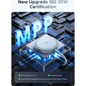 Bezdrátová nabíječka - Ugreen Magflow Qi2.2 25W - 4