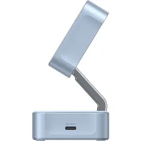 Bezdrátová nabíječka - Ugreen Magflow Qi2.2 25W 2v1 Blue - 3